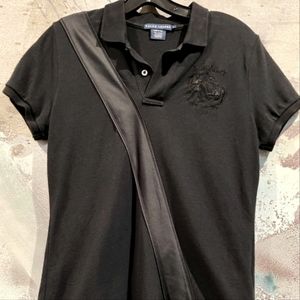 RALPH LAUREN BLUE LABEL - Vintage Black Polo